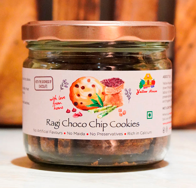 Ragi Choco Chip Cookies